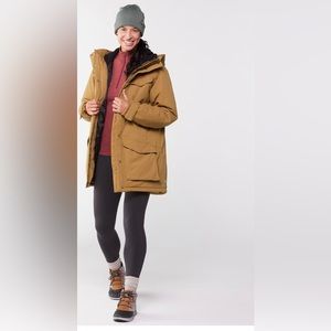 Fjallraven Nuuk insulated parka women XXS, golden, used, in excellent condition